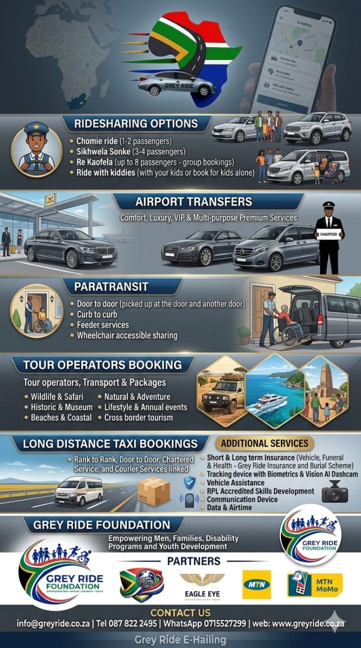 Ride sharing and transport options